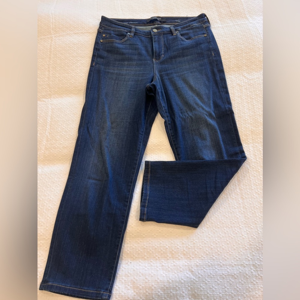 Liverpool crop straight jeans